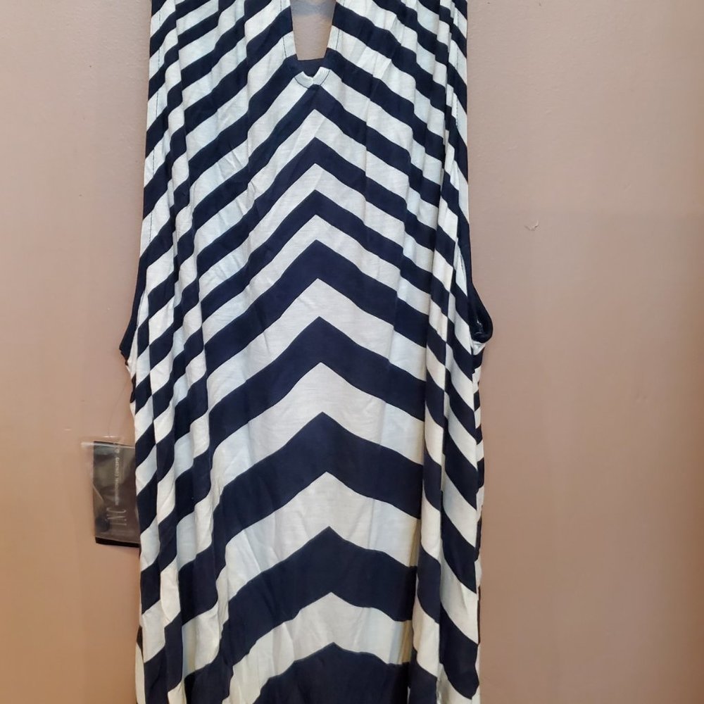 INC NWT Striped sleeveless top - Picture 2 of 7